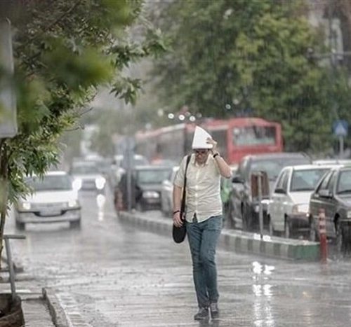 پیش بینی  شدت بارندگی ها تا ۲۳ اردیبهشت در مناطق مختلف کشور