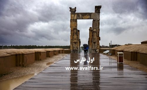پیش بینی 5 روزه  آب و هوا و بارندگی پراکنده در شهرستان های فارس تا 11 اسفند