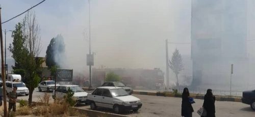 مرگ فجیع ۴ نفر بر اثر آتش‌سوزی خودرو در اصفهان