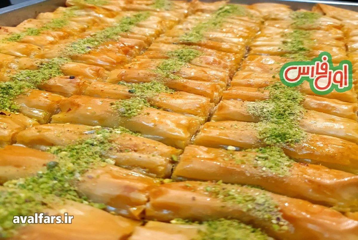 طرز تهیه باقلوا 3