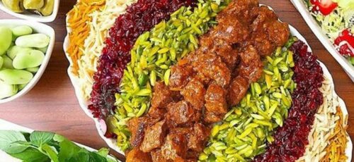 برای مهمانی‌ها و مجالس پسته پلو غذای اصیل ایرانی درست کنید+طرز تهیه