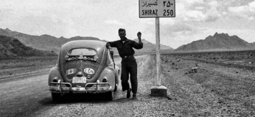 عکس دیده نشده جاده اصفهان به شیراز در ۶۸ سال پیش