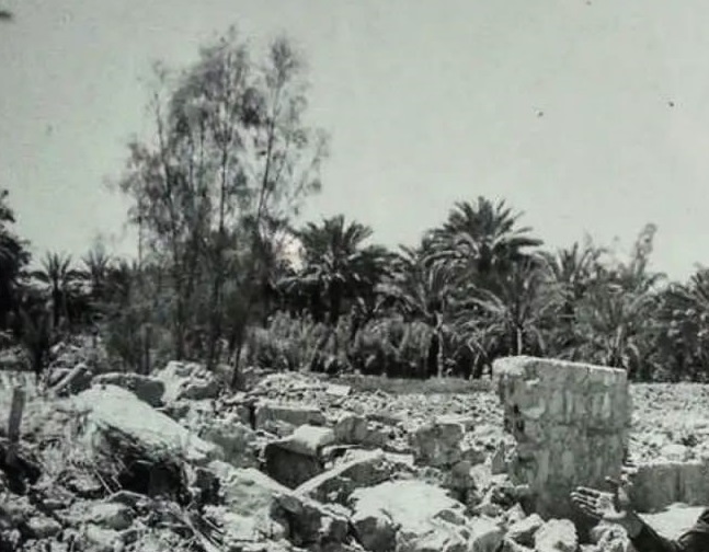 عکسی از بازماندگان زلزله مرگبار جنوب فارس در سال 1351