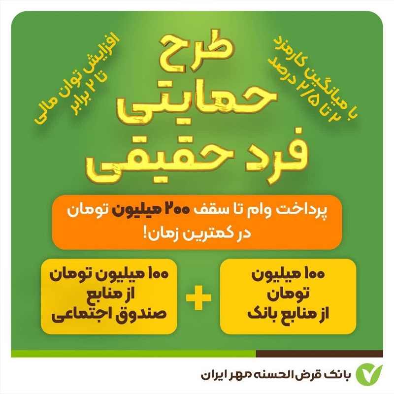 شرایط گرفتن وام قرض‌الحسنه  200 میلیونی با اقساط ۶۰ ماهه از بانک مهر ایران