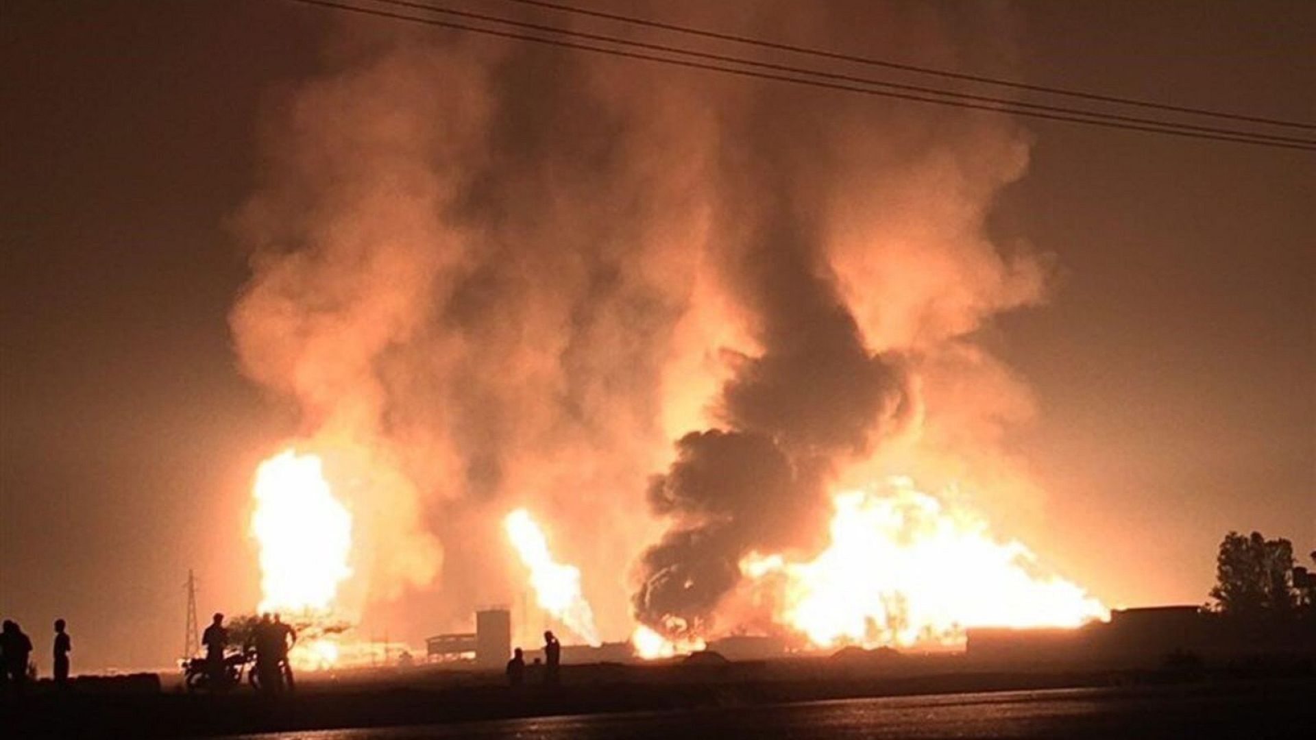 انفجار در خط لوله گاز قادر آباد فارس خرابکاری بود +فیلم