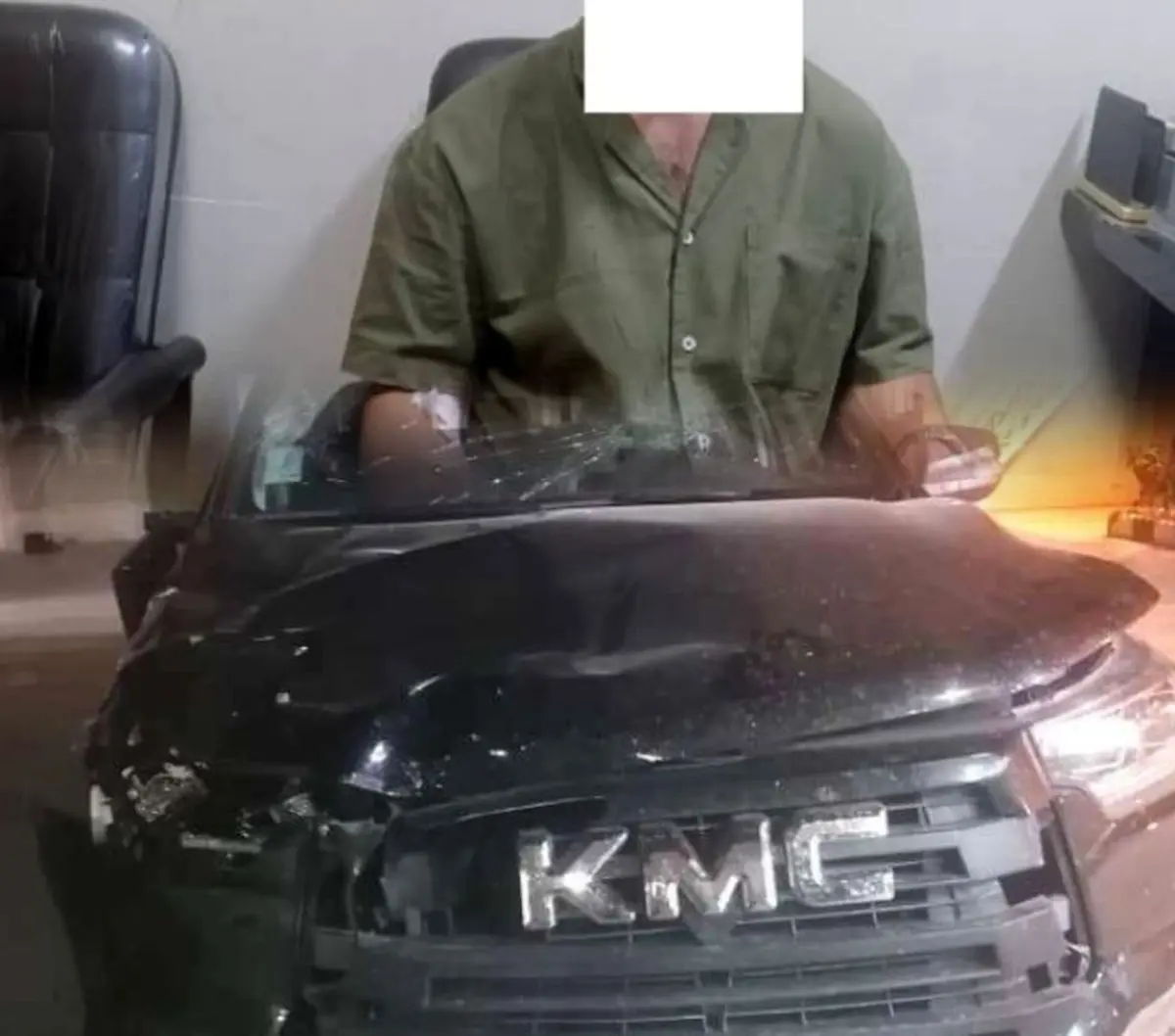 راننده وانت KMC عامل حادثه قلات شیراز بازداشت شد