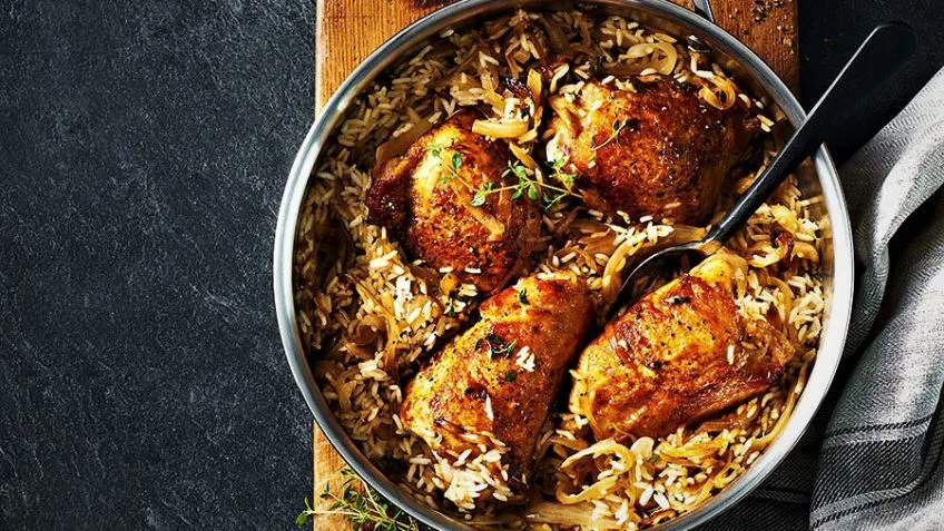 دستور پخت بریانی مرغ عربی،غذایی بسیار خوشمزه و متفاوت