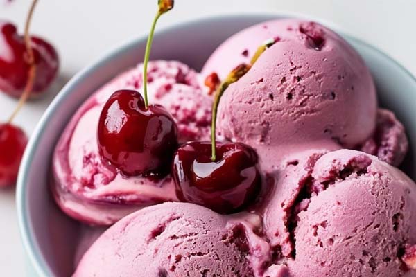 طرز تهیه بستنی خانگی با طعم آلبالو و گیلاس