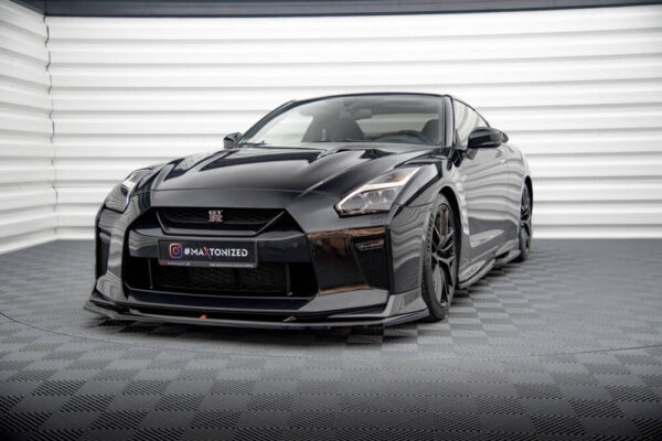 eng pm Front Splitter V 1 Nissan GTR R35 Facelift 19058 3 600x400 1