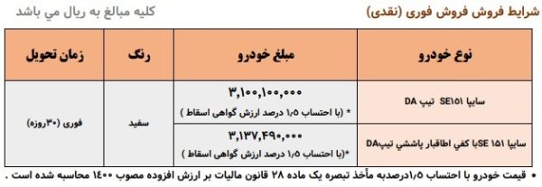 شرایط طرح فروش فوری وانت پراید مهر 1403: