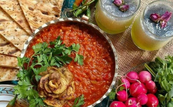 خوراک خاویار بادمجان مجلسی غذای روسی خوشمزه+طرز تهیه