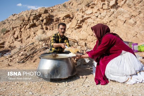 Traditional boiling pot ceremony in Maimand Fars province 39