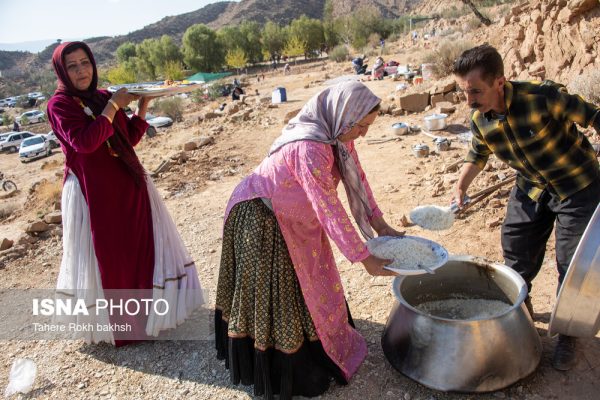 Traditional boiling pot ceremony in Maimand Fars province 42