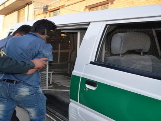 The arrest of the person who shot at the prison officer in Darab