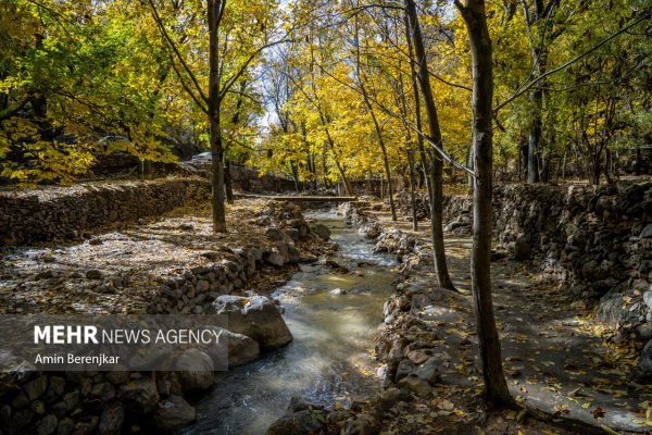 Autumn nature of Dashtak village in Fars province 10