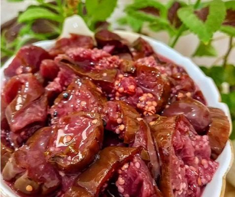 طرز تهیه فوری لیته لبو و بادمجان 1