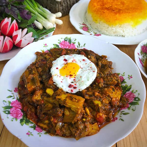 دستور پخت خورشت ملاقورمه شمالی یک غذای بدون گوشت خوشمزه