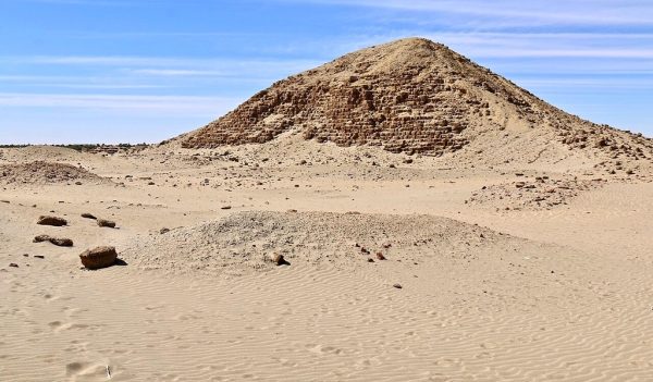 Taharqo s pyramid Nuri Sudan North east Africa