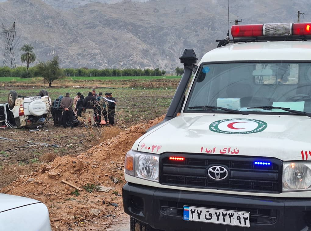حادثه خونین برای سرنشینان سوزوکی ویتارا در جاده بابامیدان _ گچساران