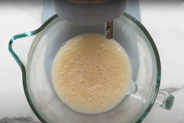 How to make pizza dough with wheat and buckwheat flour 4