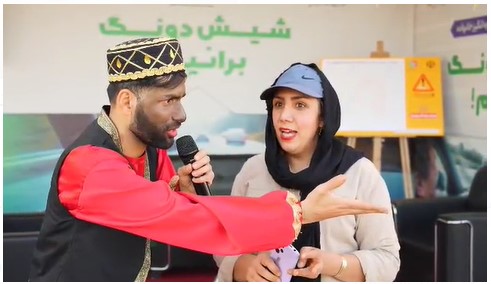 ببینید|گفتگو با مردم در ایستگاه پویش "نه به تصادف" استان فارس