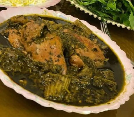 تهیه خورش کرفس مجلسی با مرغ