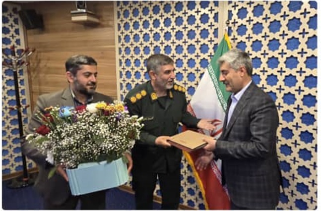 تجلیل رسمی سپاه فجر از بهمن بهروزی بخاطر نقش‌آفرینی مدیرعامل آبفا شیراز در بسیج