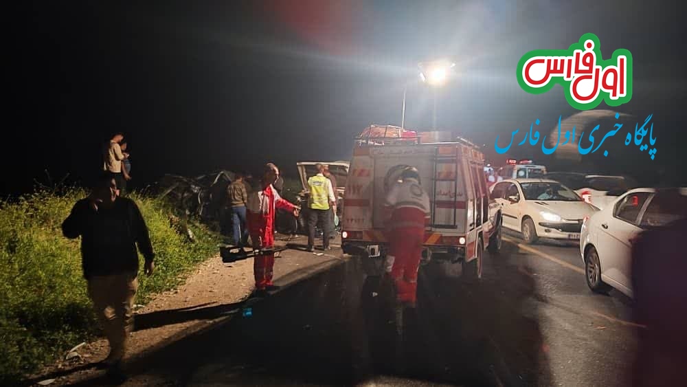 در جاده بابامیدان - گچساران: تصادف زنجیره‌ای شش خودرو 7 کشته و مصدوم برجای گذاشت