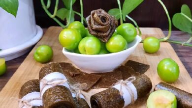 لواشک گوجه سبز خانگی