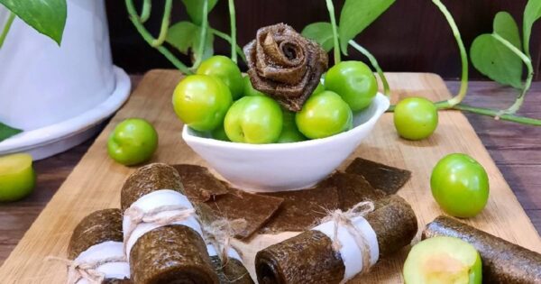 لواشک گوجه سبز خانگی