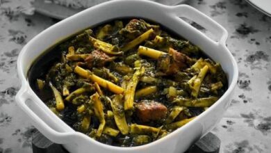 راز خوشمزگی خورشت کنگر شیرازی