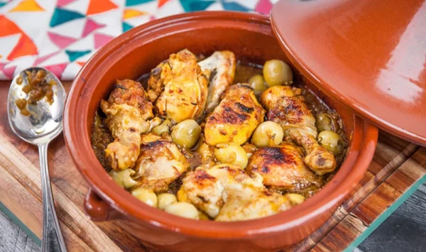 دستورتهیه طاجین مرغ مراکشی