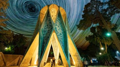 The secrets hidden in the architecture of the tomb of Hakim Omar Khayyam a masterpiece by Houshang Seyhoun in 6