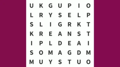 Word puzzle find the word iris