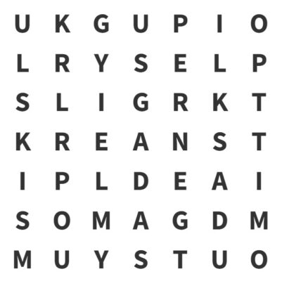 find the word iris