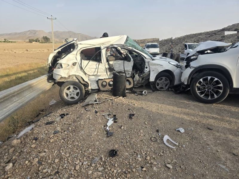 تصادف مرگبار در جاده مرودشت - ارسنجان: انحراف پژو 207 4 قربانی گرفت