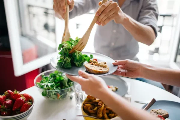 eating less or reducing the size