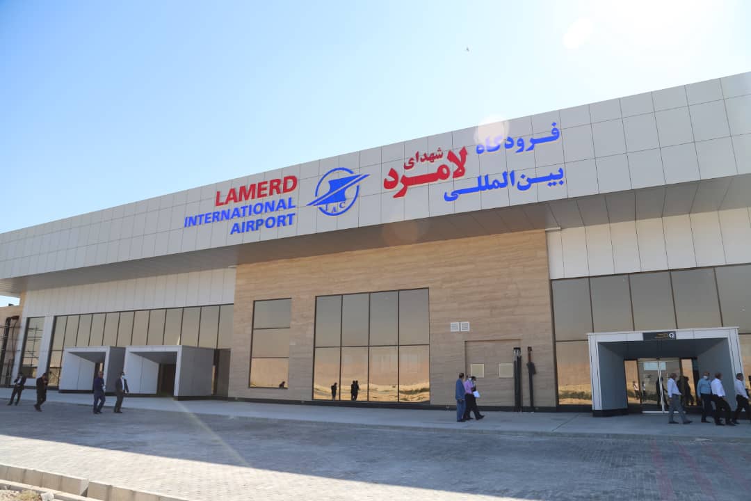 آسیب شدید و نابودی برج مراقبت فرودگاه بين المللی لامرد