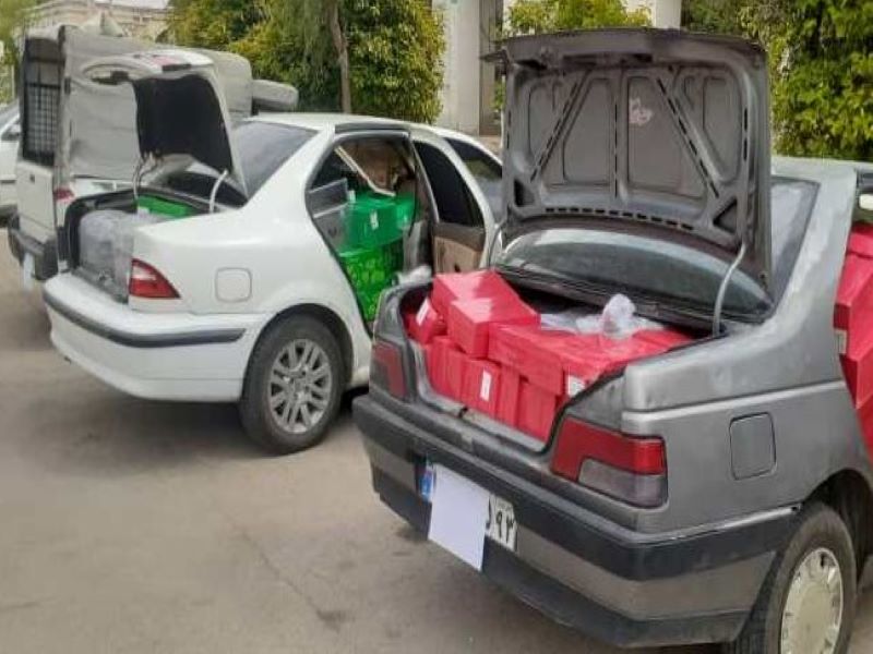 کشف 35 میلیارد کالا از خودروهای شوتی رها شده در لارستان