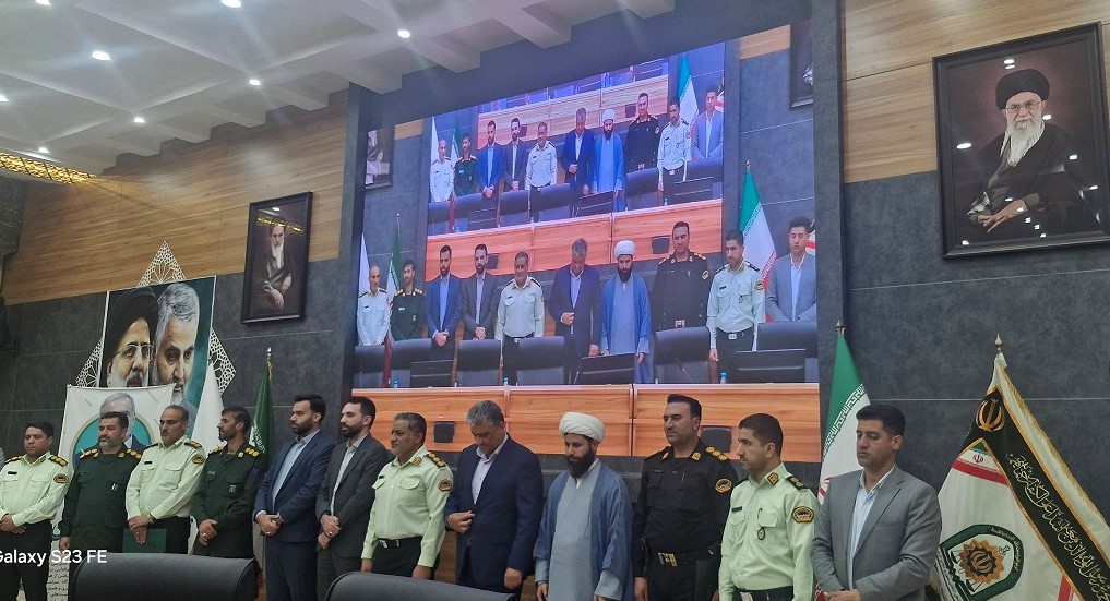 سرهنگ "عبدالرضا زارع" فرمانده انتظامی شهرستان خرمبید شد
