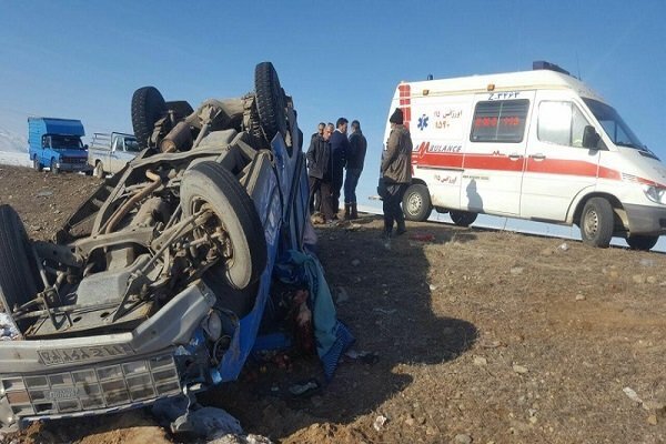 ۱۵ نفر مصدوم بر اثر ۳ حادثه ترافیکی در محورهای فارس صبح امروز