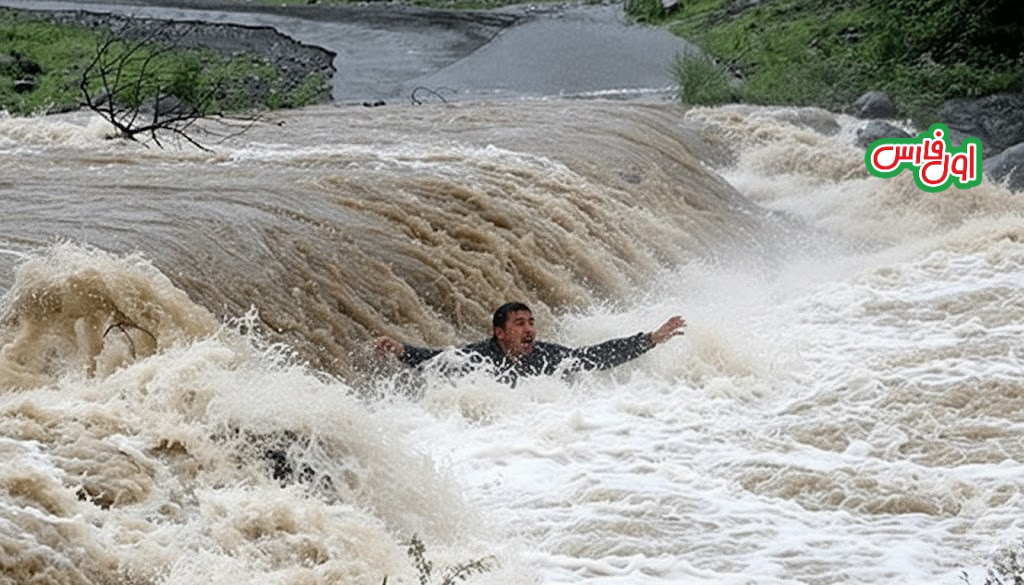 جان باختن ۵ نفر در سیلاب های جنوب استان فارس