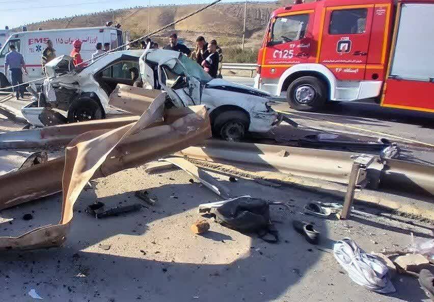 جزئیات حادثه بامداد خونین " آزادراه شاهچراغ " با ۳ کشته و ۸ مصدوم