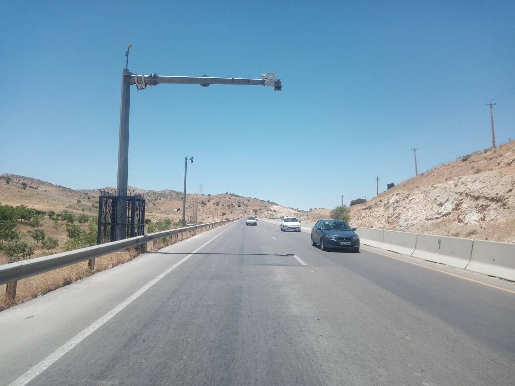 ۶ دوربین جدید در کمین متخلفان آزادراه شیراز–اصفهان