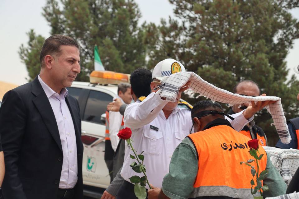 بسیج راهداری فارس در مرز مهران؛ استقرار شبانه‌روزی نیروها تا بازگشت کامل زائران اربعین