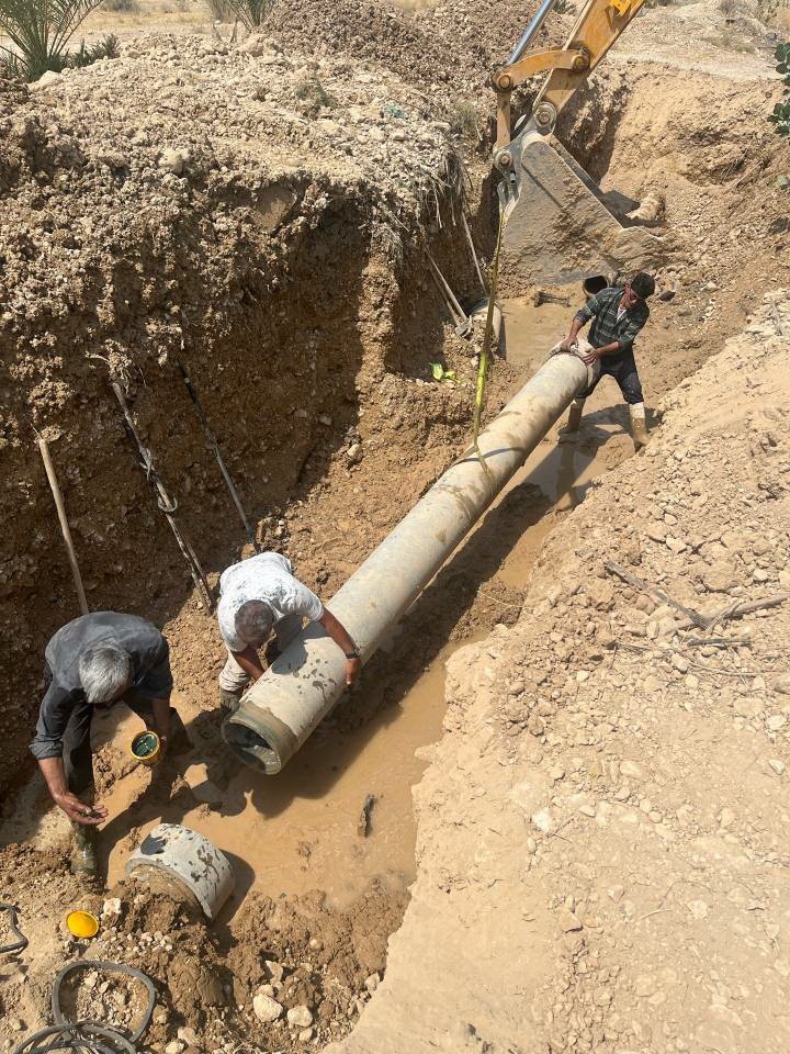شکستگی خط اصلی آب گراش بدون قطعی گسترده مهار شد