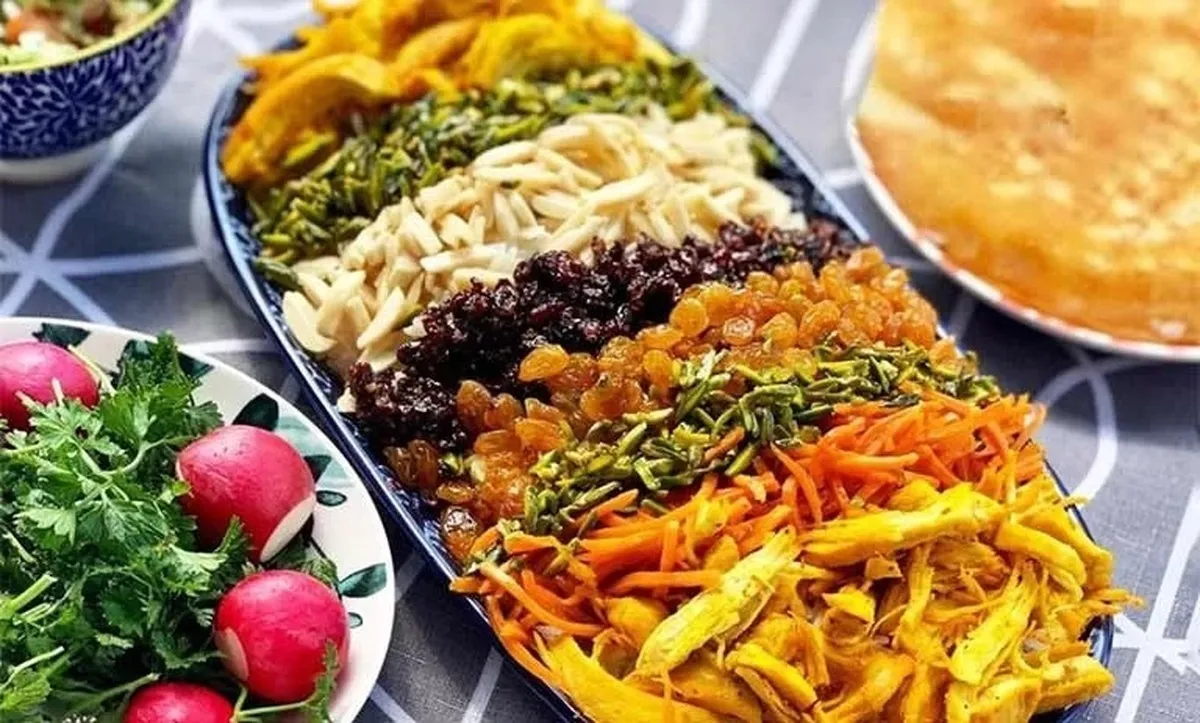 طرز تهیه هفت رنگ پلو تهرانی؛ یک انتخاب خوشمزه برای مجالس و دورهمی ها
