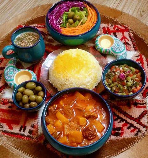 خورشت کدو حلوایی مجلسی با طعمی که همه عاشقش میشن