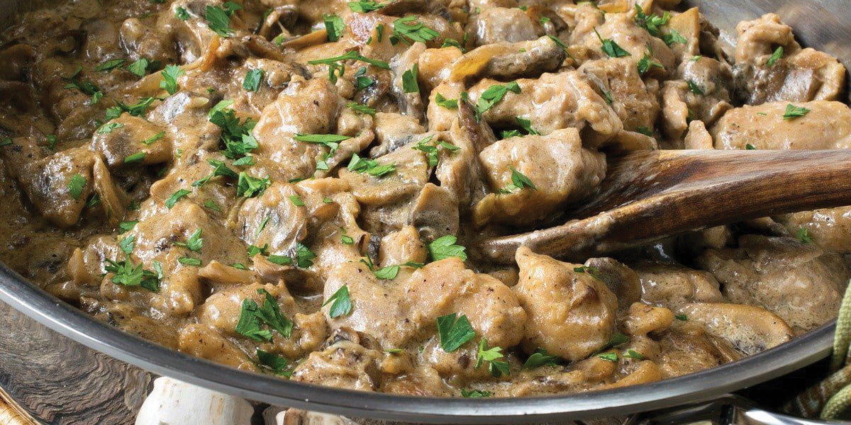 Chicken Stroganoffتهیه چیکن استراگانف