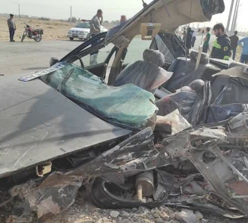 جزئیات حادثه مرگبار برای سرنشینان خودروی پارس در لامرد